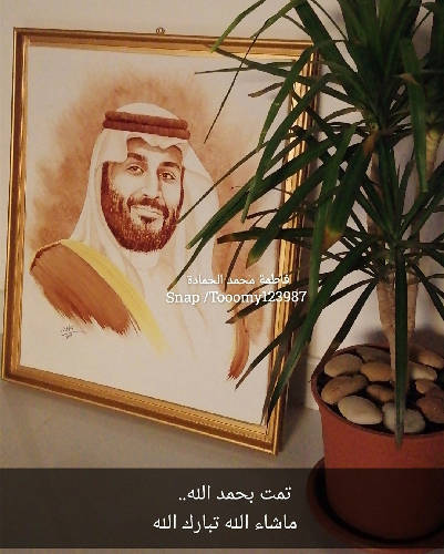 لوحة الأمير محمد بن سلمان